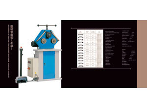 Máquina plegadora manual hidráulica de perfiles